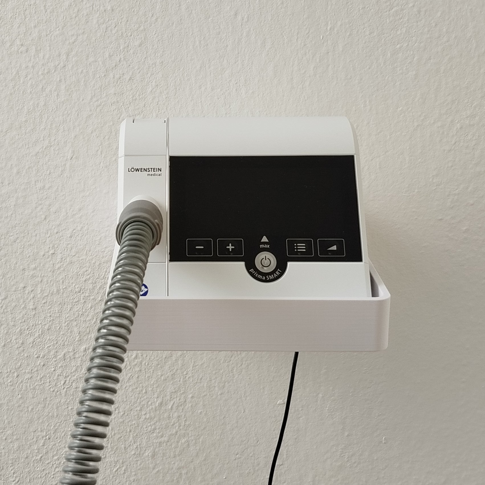 Wandhalterung für Löwenstein prisma SMART & SOFT (plus/max) | CPAP Halter inkl. Befestigungsmaterial