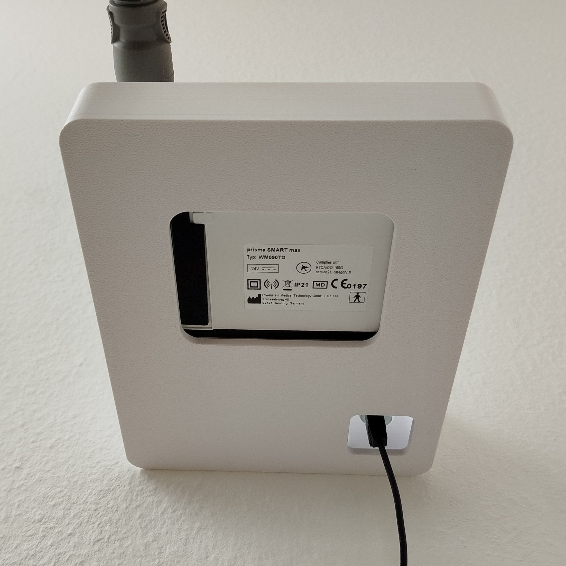 Wandhalterung für Löwenstein prisma SMART & SOFT (plus/max) | CPAP Halter inkl. Befestigungsmaterial