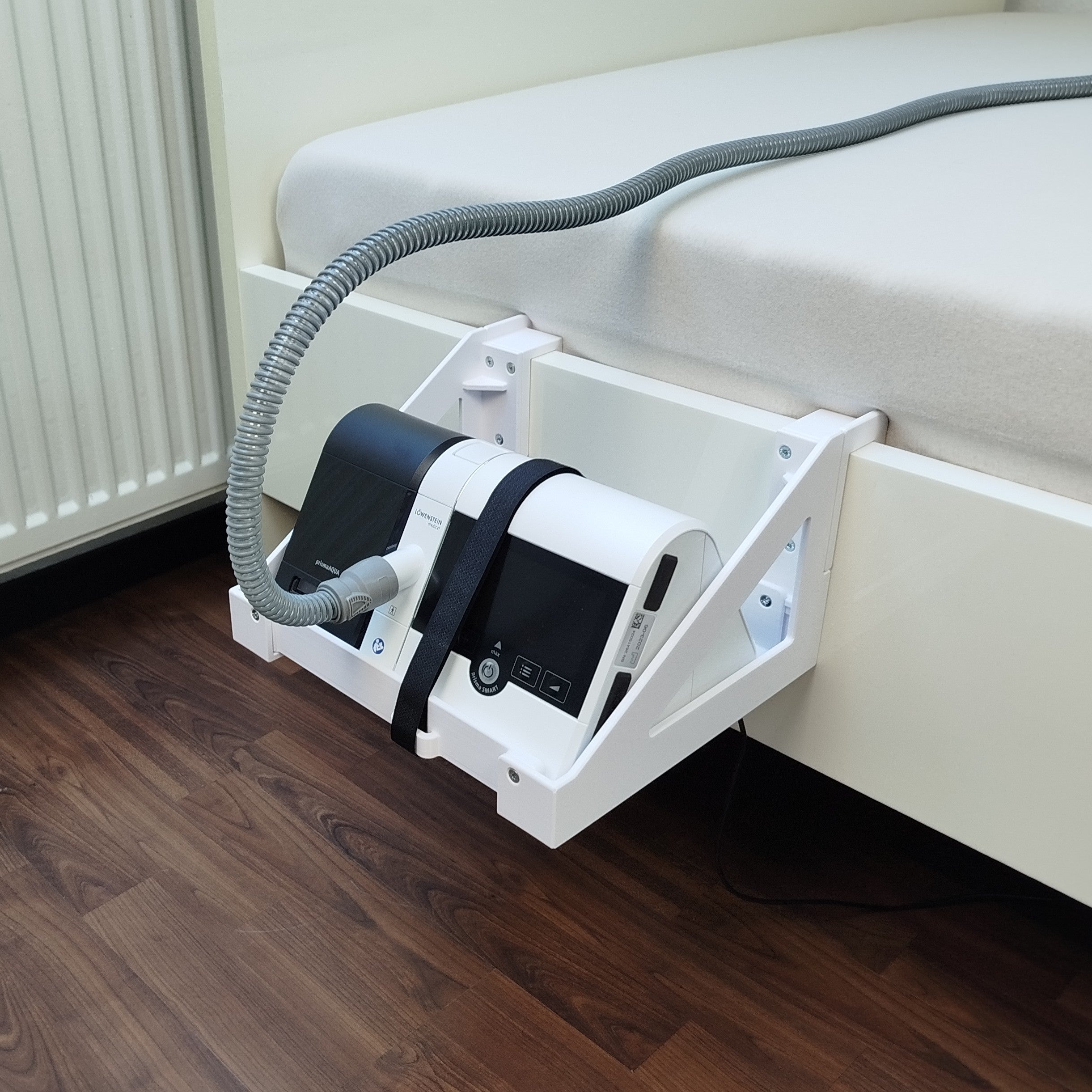 Bettrahmenhalterung | Löwenstein prisma | SMART & SOFT (plus/max) + Aqua Befeuchter