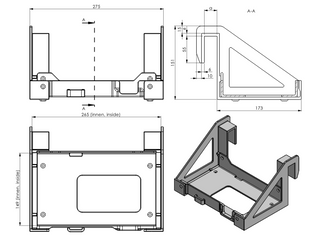 Bettrahmenhalterung | ResMed AirSense 10