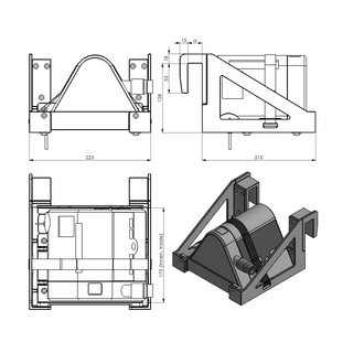 Bed Frame Mount | Löwenstein prisma | SMART & SOFT (plus/max)